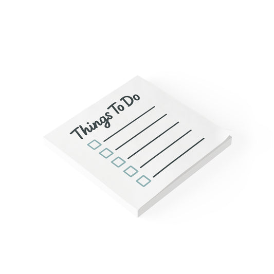 Things To Do Notepad — Checklist Sticky Note Pad for To-Do Lists, Daily Planning & Gifts
