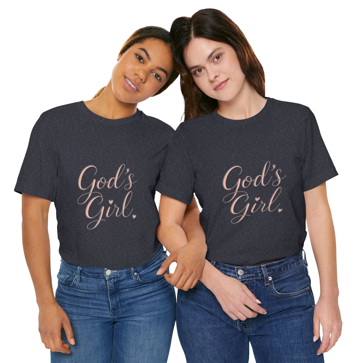 God's Girl Tee — Feminine Faith Christian T-Shirt