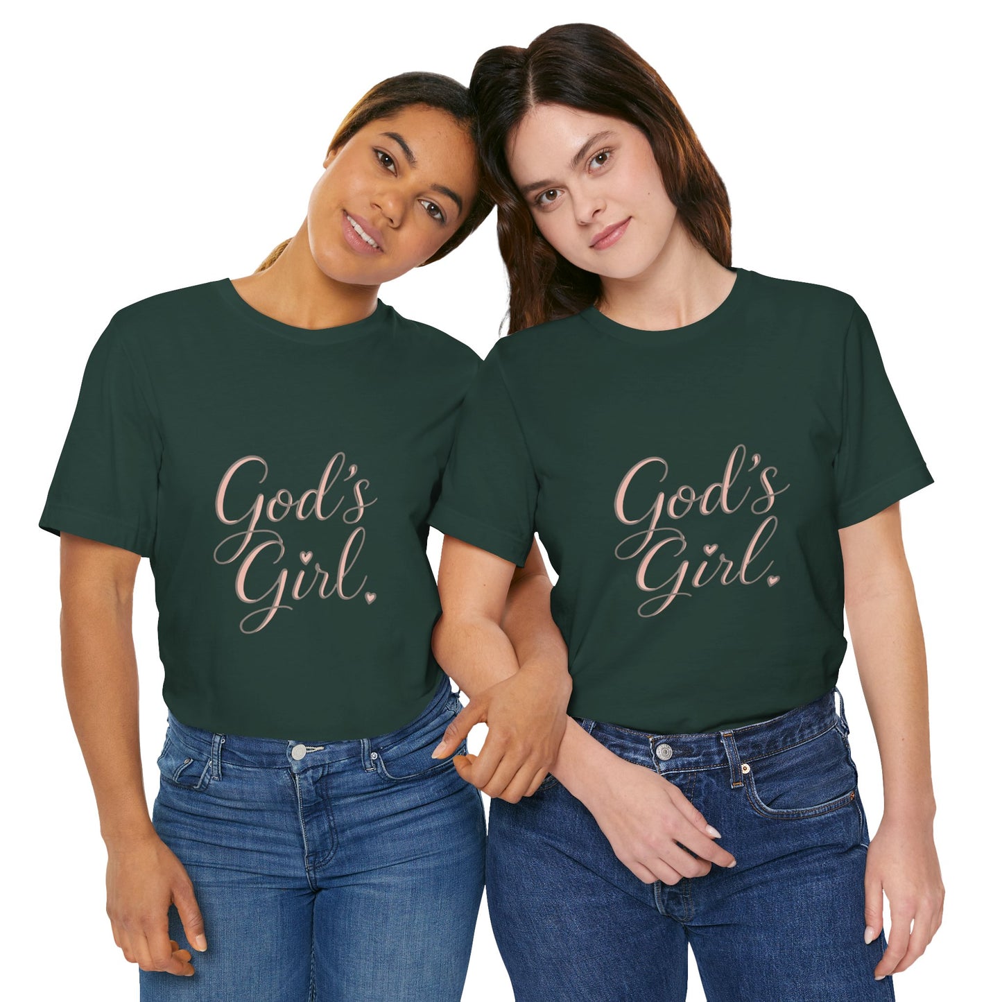 God's Girl Tee — Feminine Faith Christian T-Shirt