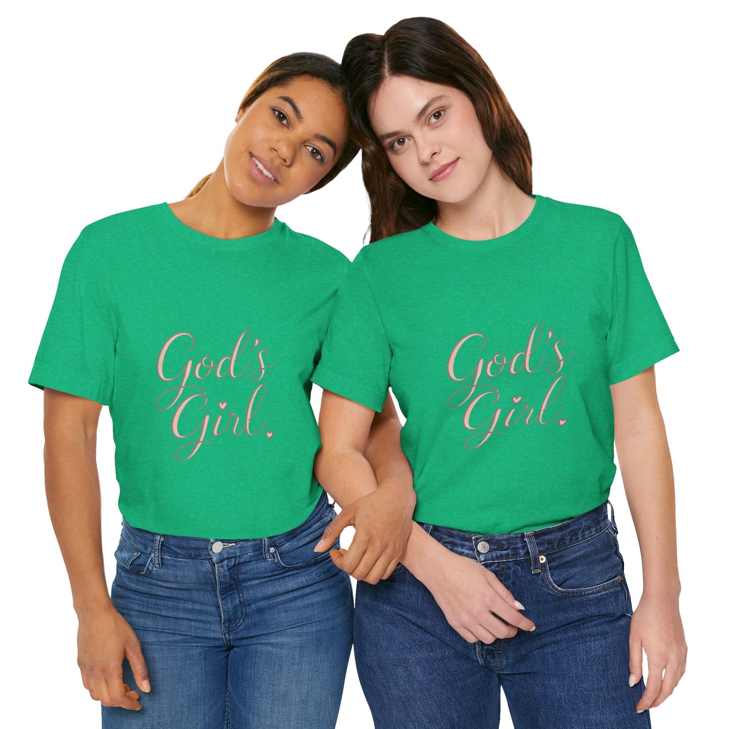 God's Girl Tee — Feminine Faith Christian T-Shirt