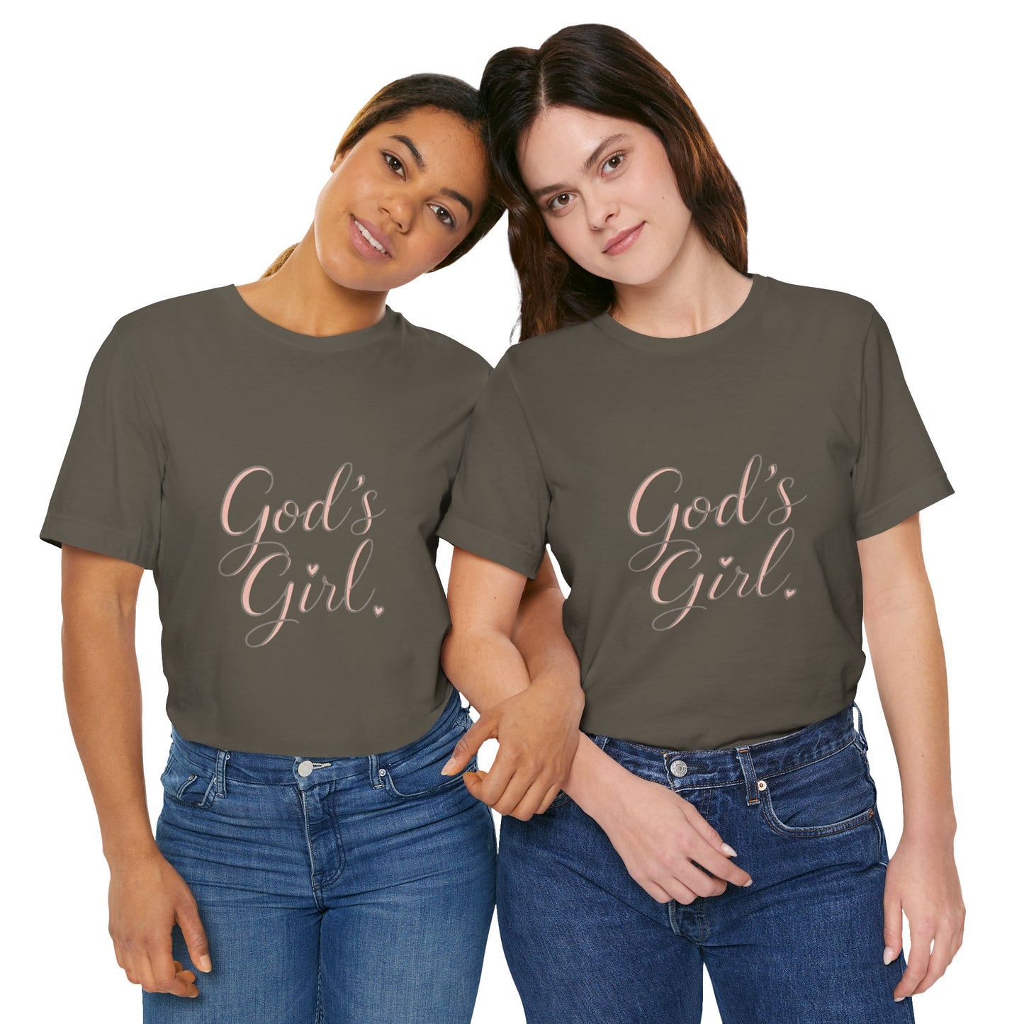 God's Girl Tee — Feminine Faith Christian T-Shirt