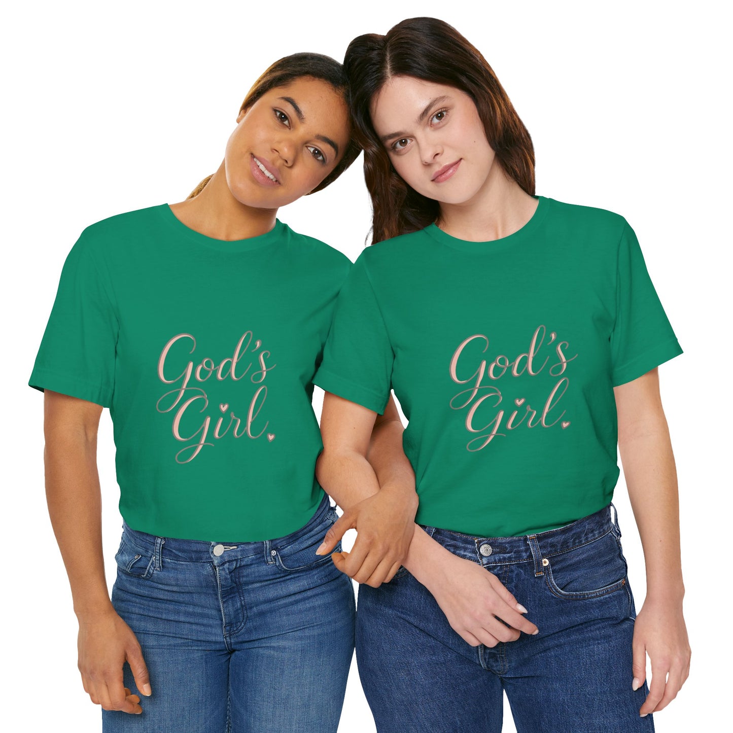 God's Girl Tee — Feminine Faith Christian T-Shirt