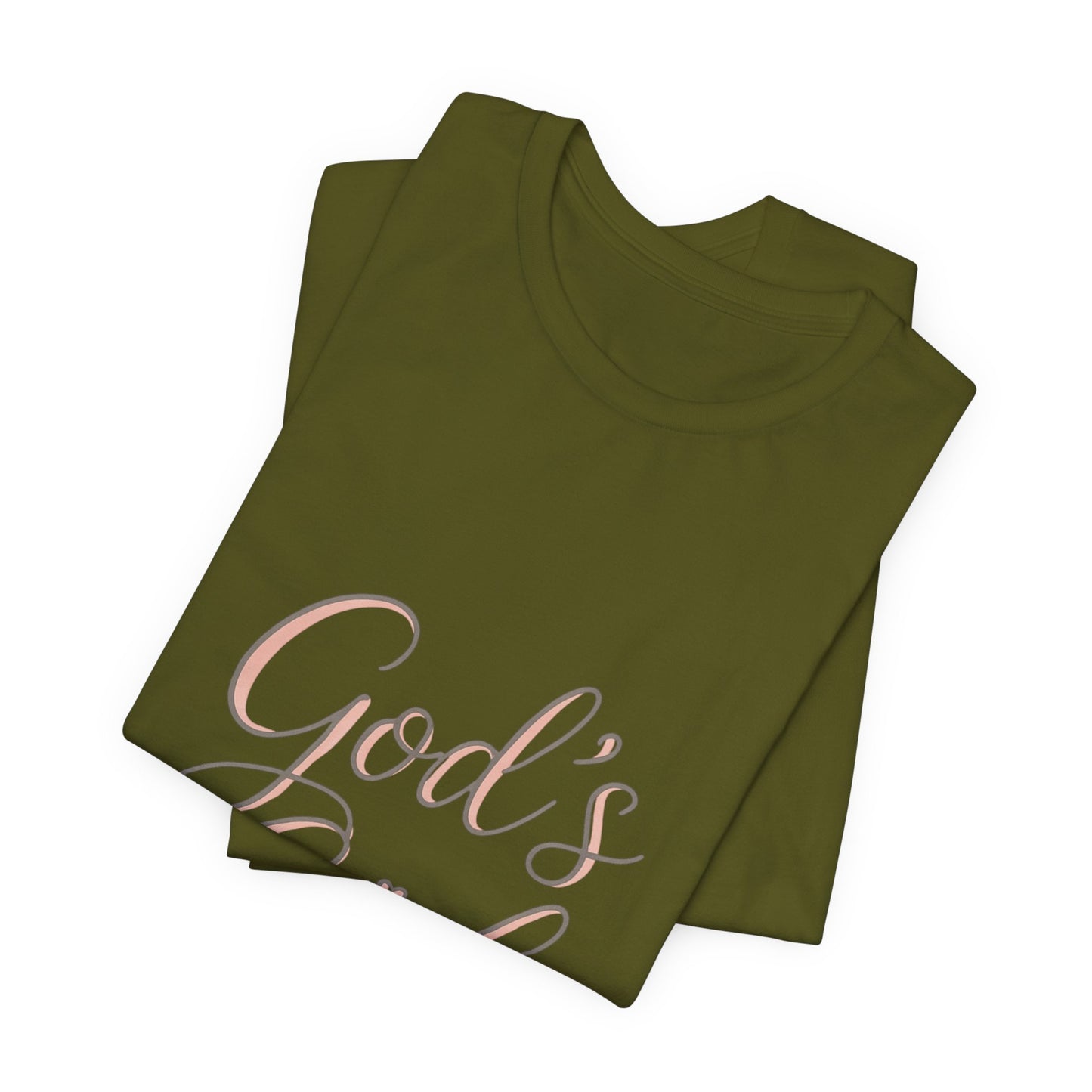 God's Girl Tee — Feminine Faith Christian T-Shirt
