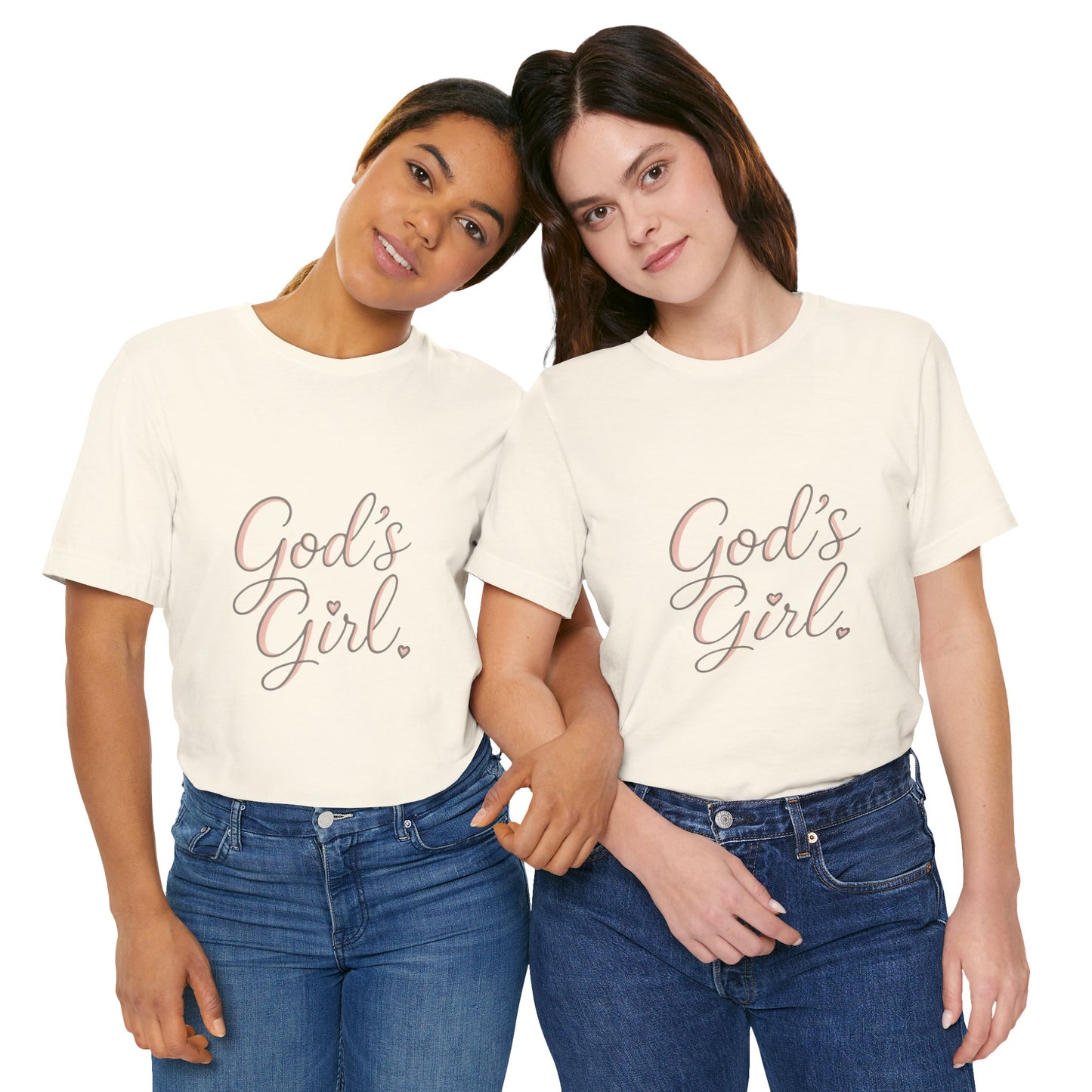 God's Girl Tee — Feminine Faith Christian T-Shirt