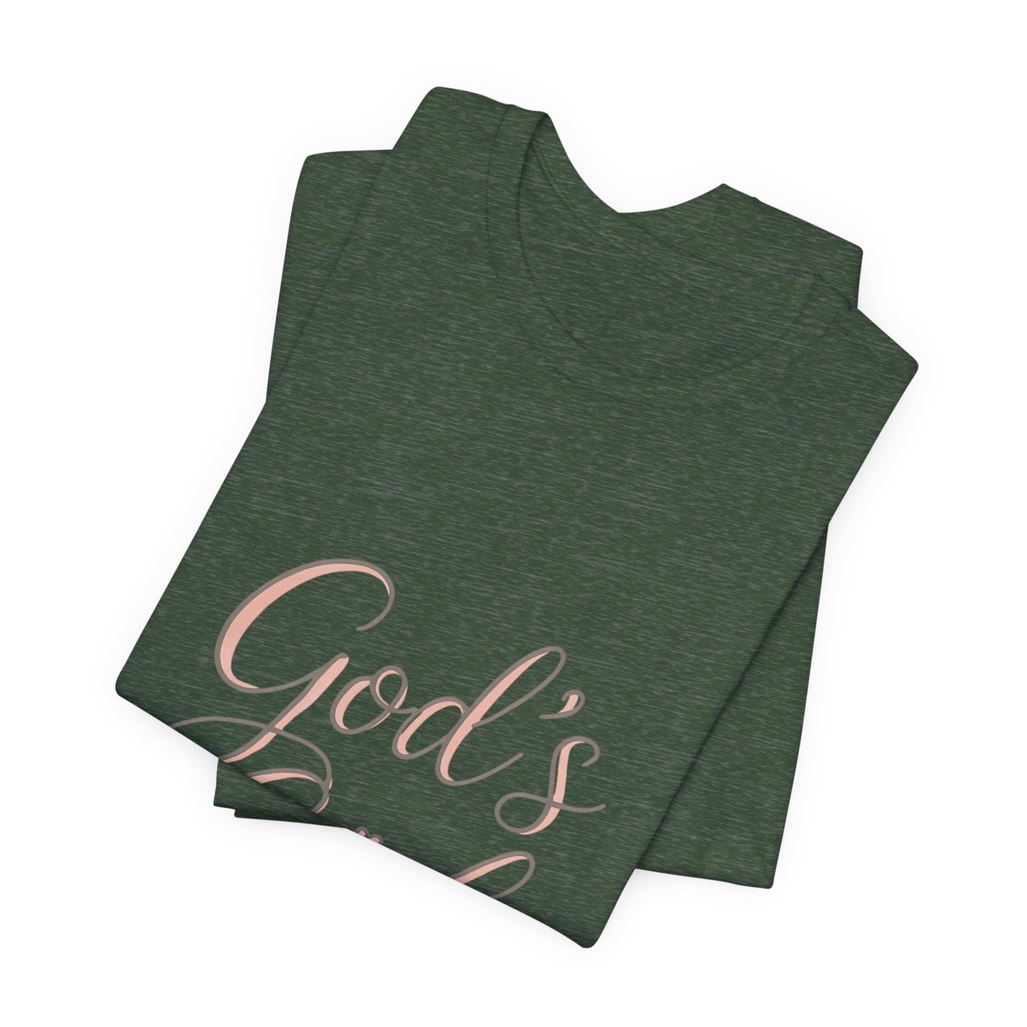 God's Girl Tee — Feminine Faith Christian T-Shirt
