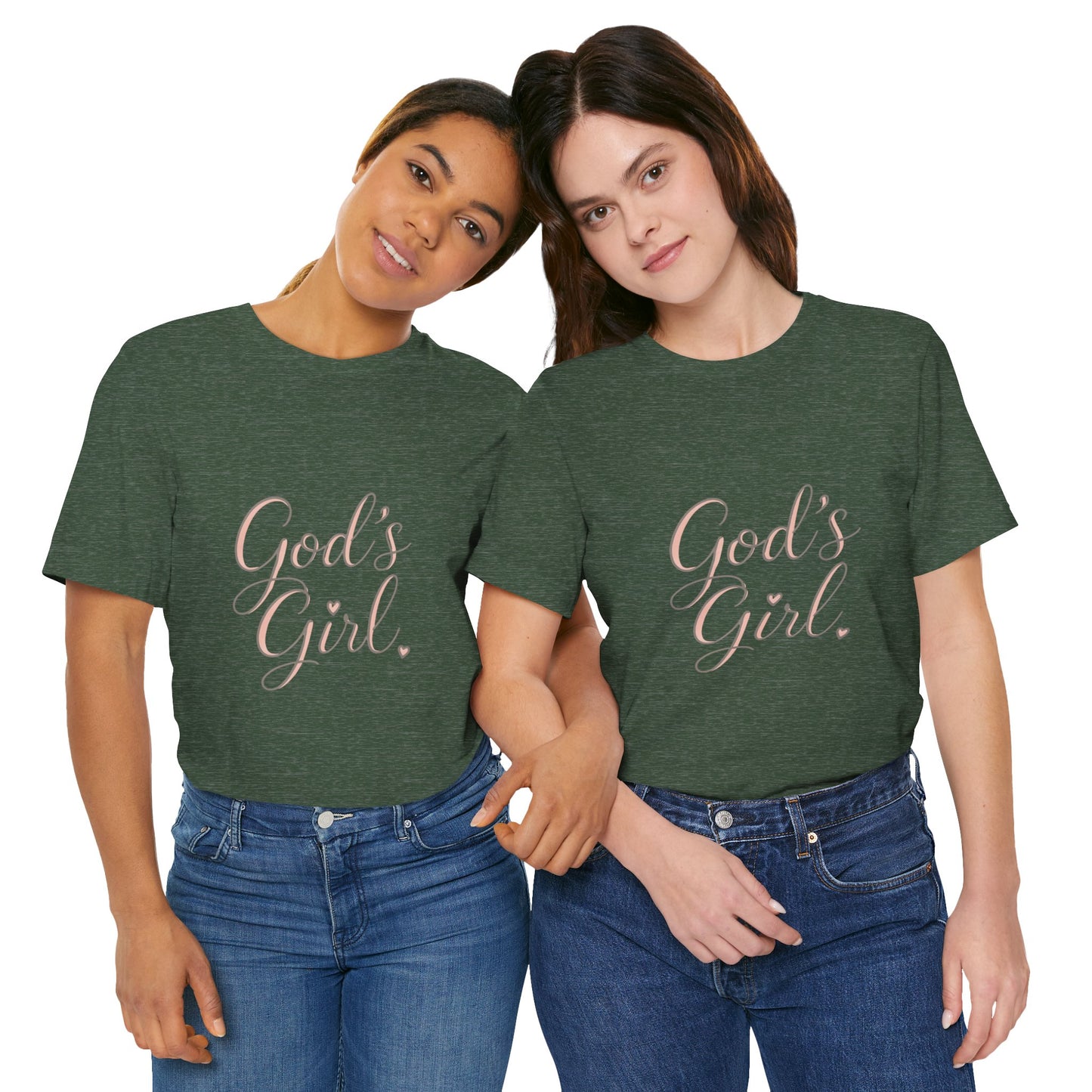 God's Girl Tee — Feminine Faith Christian T-Shirt