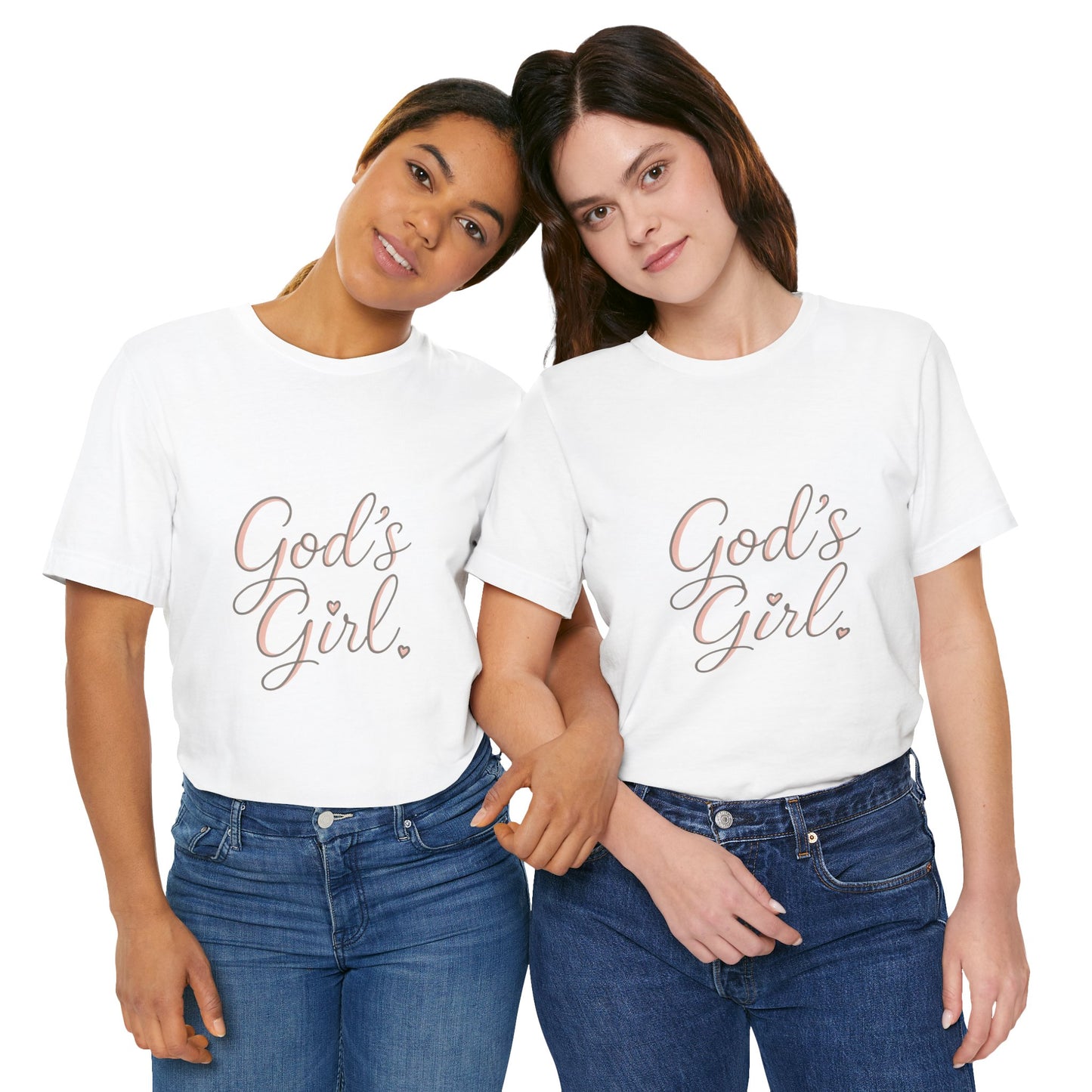 God's Girl Tee — Feminine Faith Christian T-Shirt