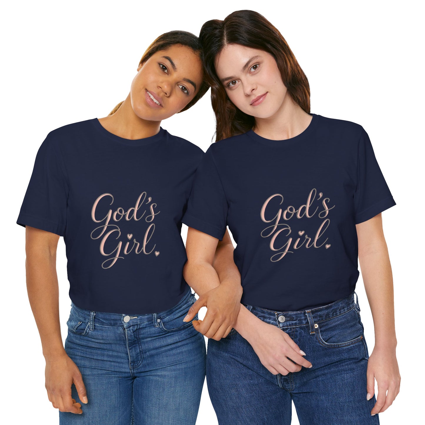 God's Girl Tee — Feminine Faith Christian T-Shirt