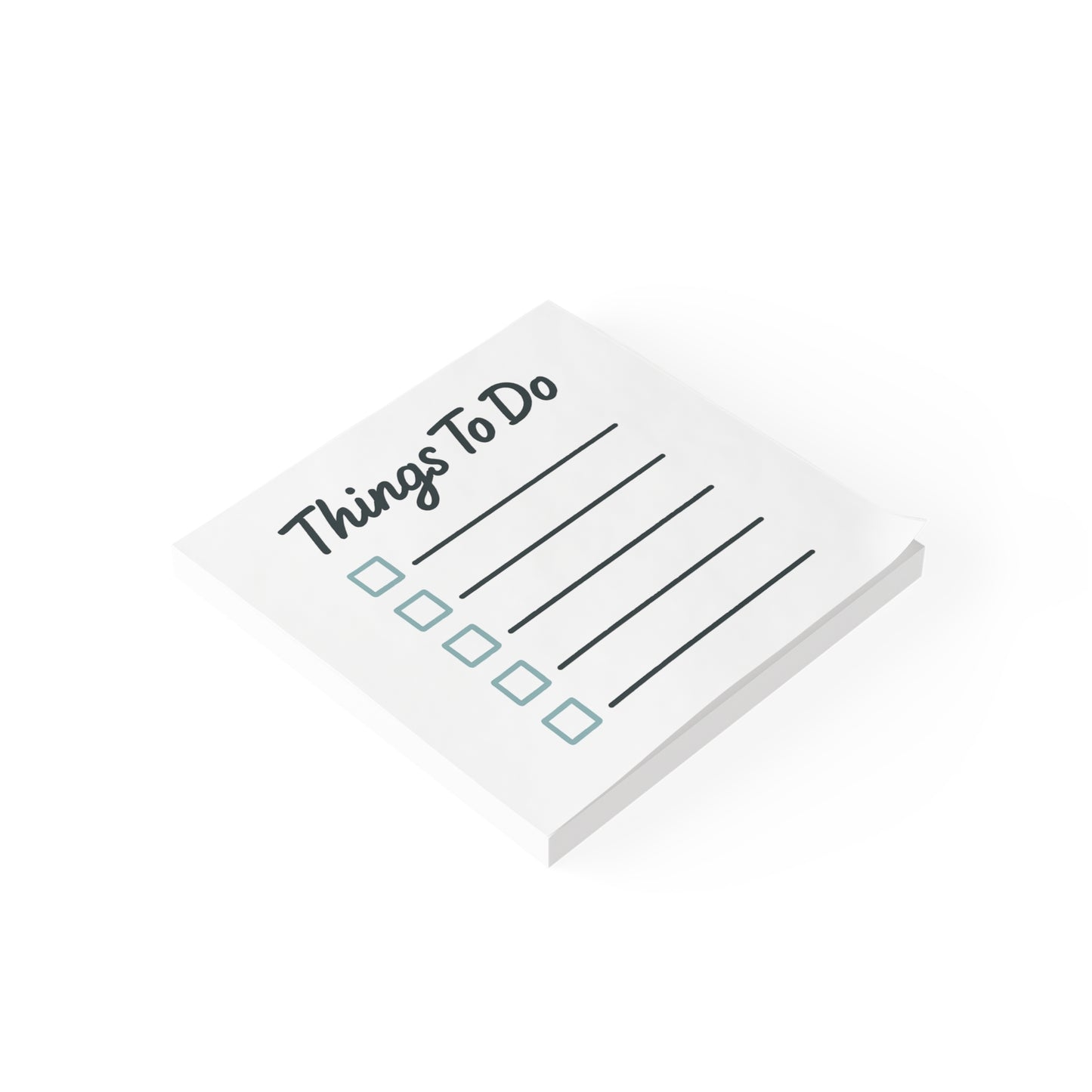 Things To Do Notepad — Checklist Sticky Note Pad for To-Do Lists, Daily Planning & Gifts