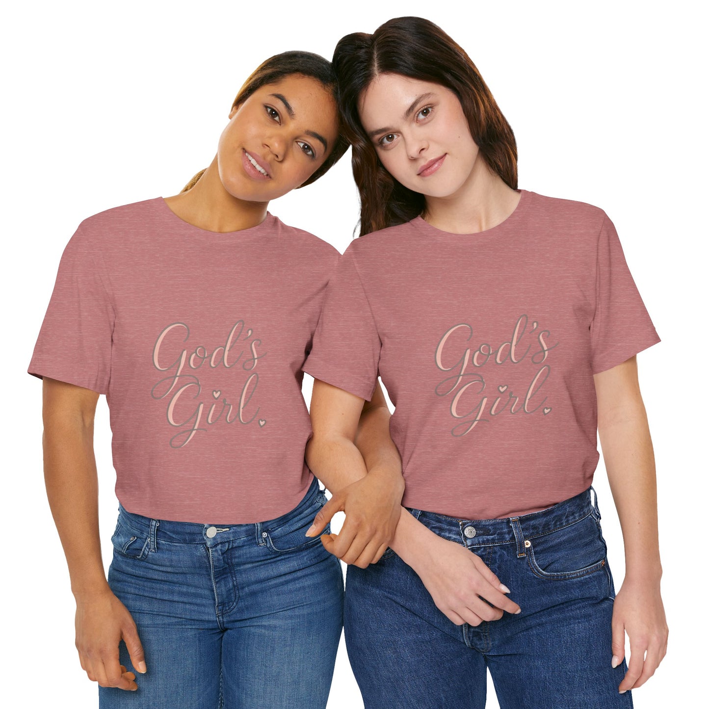 God's Girl Tee — Feminine Faith Christian T-Shirt