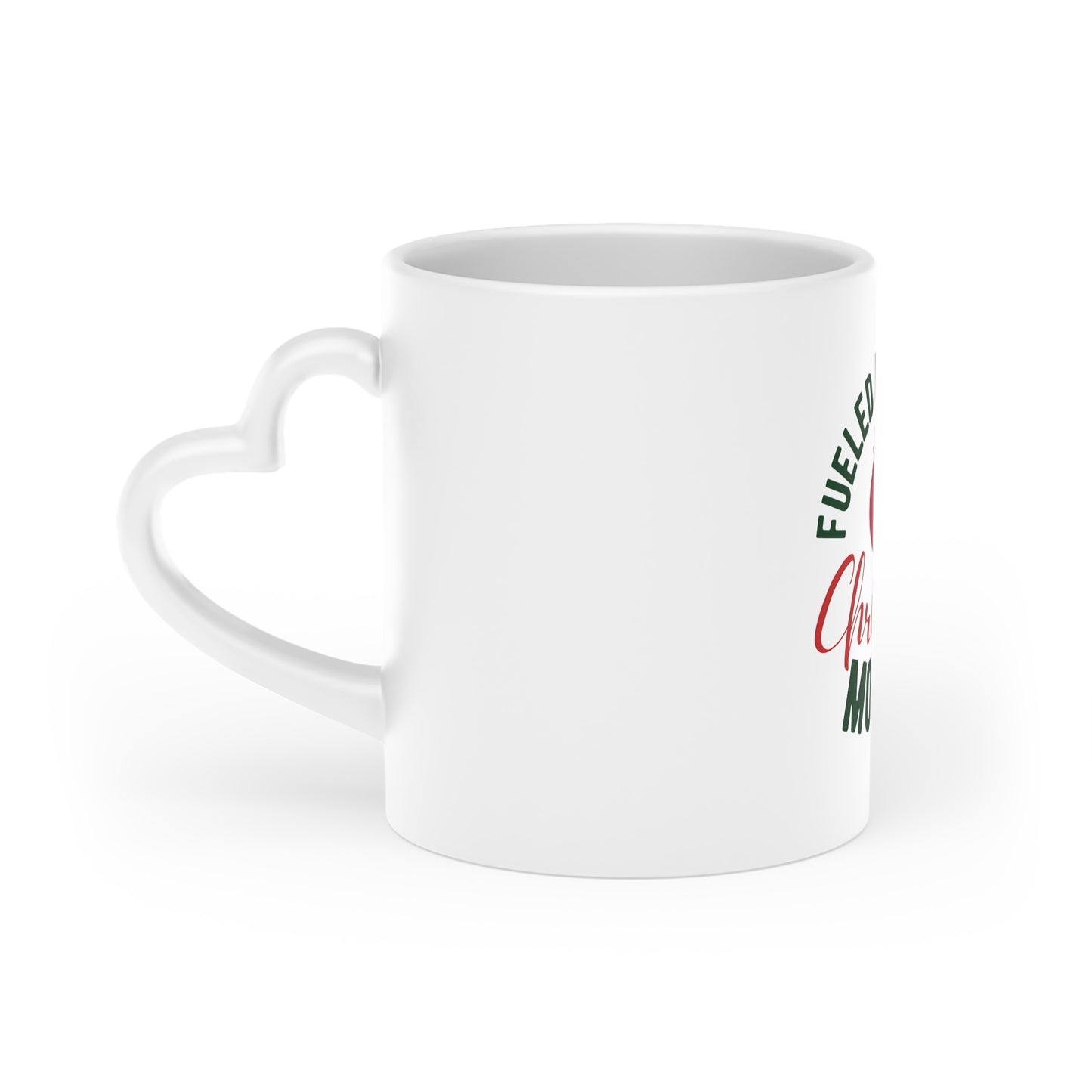 Christmas Movies & Coffee Mug — "Fueled by Coffee & Christmas Movies" Holiday Ceramic Mug