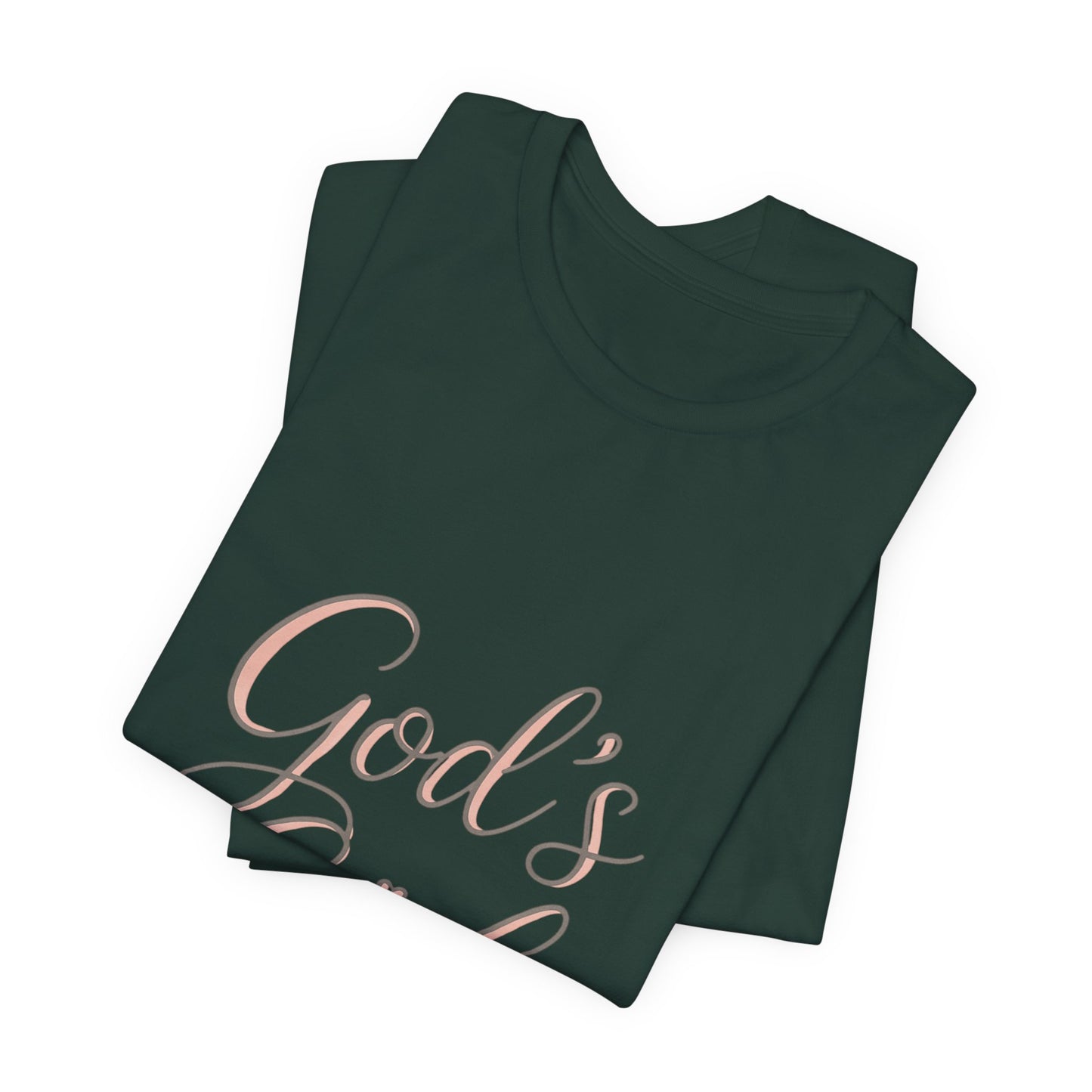 God's Girl Tee — Feminine Faith Christian T-Shirt