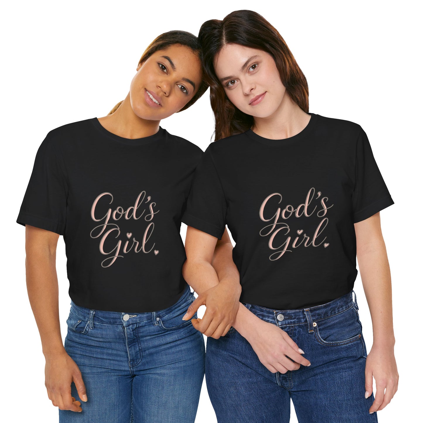 God's Girl Tee — Feminine Faith Christian T-Shirt