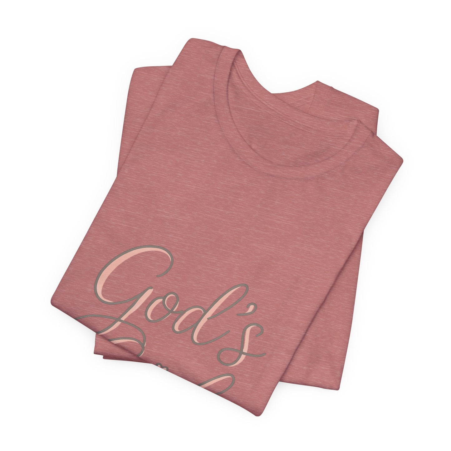 God's Girl Tee — Feminine Faith Christian T-Shirt